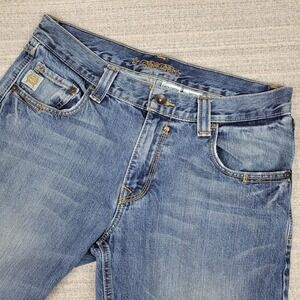 Cinch Jeans Carter Medium Wash Blue Relaxed Fit Bootcut Western Mens 34x34